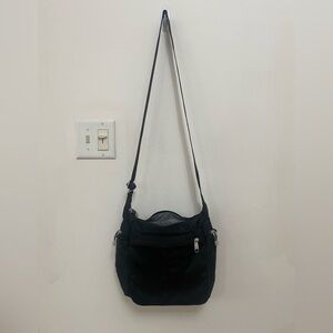Travelon Black Crossbody Nylon Bag with Adjustable Strap